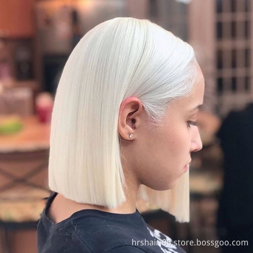 613 Wig Human Hair Blonde Lace Front Straight Bob Wig Brazilian Wig Vendors 2020 Fashion Hot Selling Wholesale